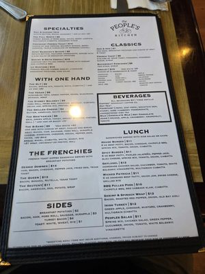 Menu photo 1 The People's Kitchen Bethlehem, PA