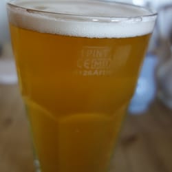 Oyster Fishery Company Restaurant - a pint of wheat beer.