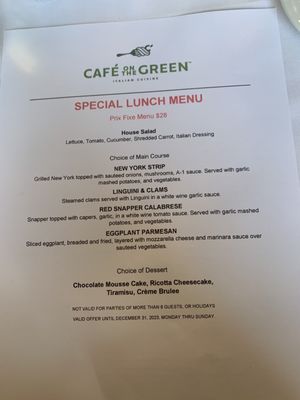 Menu photo 1 Cafe on the Green Danbury, CT Menu photo 1 Cafe on the Green Danbury, CT