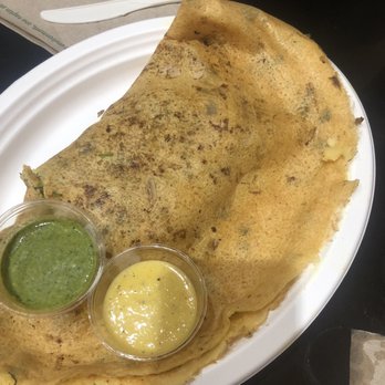 DC Dosa - Potatoes and eggplant dosa with sauces - Indian Near Me - Washington, DC, District of Columbia DC Dosa - Potatoes and eggplant dosa with sauces - Indian Near Me - Washington, DC, District of Columbia