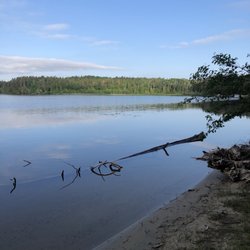 White Lake Provincial Park - The beach at the bottom of the stairs.