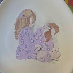 Unfinished and unfired Mother braiding child's hair... gift for my mother. GO HERE ASAP Unfinished and unfired Mother braiding child's hair... gift for my mother. GO HERE ASAP