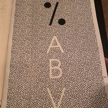 ABV - Cocktail menu - Cocktail Bars Near Me - San Francisco, California
