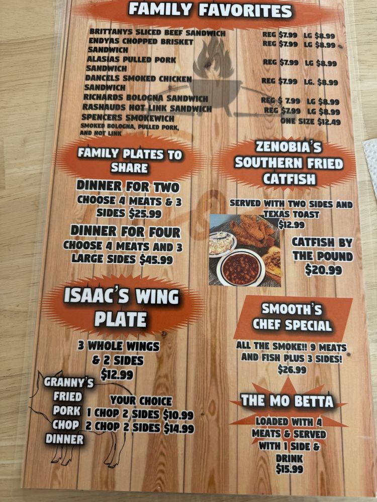 Food from The House of Smoke