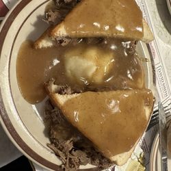 Diehl's Restaurant - Hot Roast Beef Sandwich