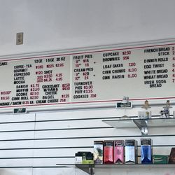 Bit of Ireland Bakery - Better picture of the menu