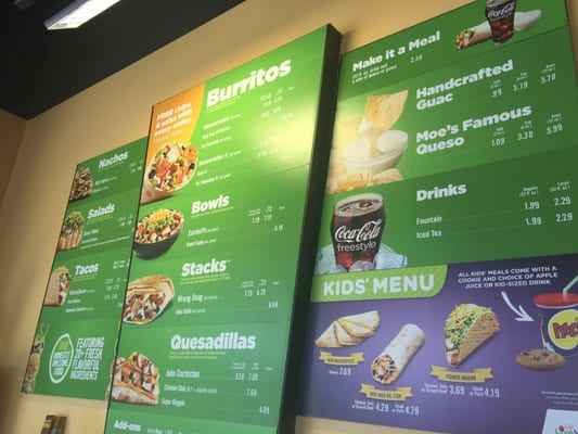 Menu photo 3 Moe's Southwest Grill Columbus, GA