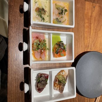 Soto - This is part of the standard omakase. It never fails to satisfy. Like a little flavor extravaganza. - Japanese Near Me - Houston, Texas