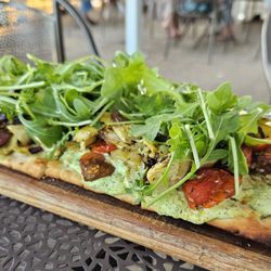 Stella’s Grocery - Roasted Tomato and Whipped Feta Flatbread!