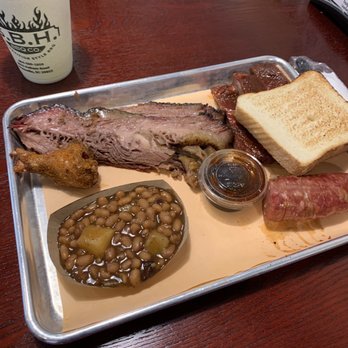 SBH BBQ - Ribs and brisket with beans - Barbeque Near Me - Greenville, South Carolina SBH BBQ - Ribs and brisket with beans - Barbeque Near Me - Greenville, South Carolina