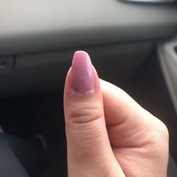 Fabulous Nails Spa - "Curved" coffin nail.