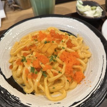 Tendon Kohaku - Creamy Hokkaido Umi Udon - Japanese Near Me - Bellevue, Washington