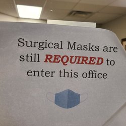 Timothy Howard, DPM - Surgical Masks REQUIRED if you are in Hospital or Professional Building. No exceptions.