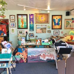Gabriela Valencia - You're invited to visit the gallery to look at the progress of the artwork and enjoy the most exciting Art Gallery on the Beach!
