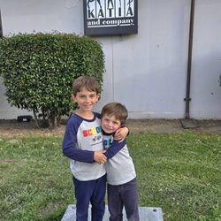 Katia & Company - My boys before rehearsal