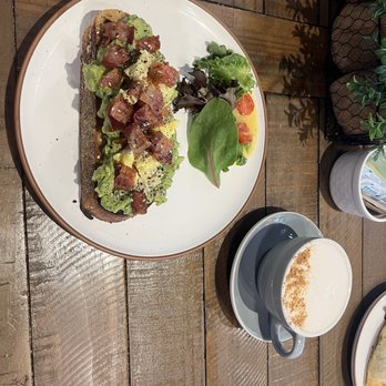 About a Cup - Breakfast avocado toast and Chai tea latte - Coffee & Tea Near Me - Coral Springs, Florida