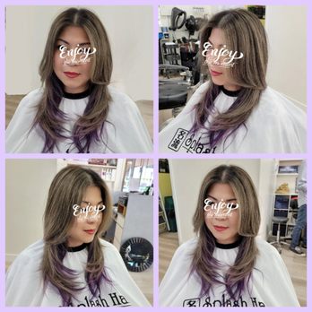 Splash Hair - Balayage bleach retouch plus 2 tone colours
(natural ash + light violet )
Haircut: Michael
Haircolour: Jenny - Hair Salons Near Me - Surrey, British Columbia Splash Hair - Balayage bleach retouch plus 2 tone colours
(natural ash + light violet )
Haircut: Michael
Haircolour: Jenny - Hair Salons Near Me - Surrey, British Columbia