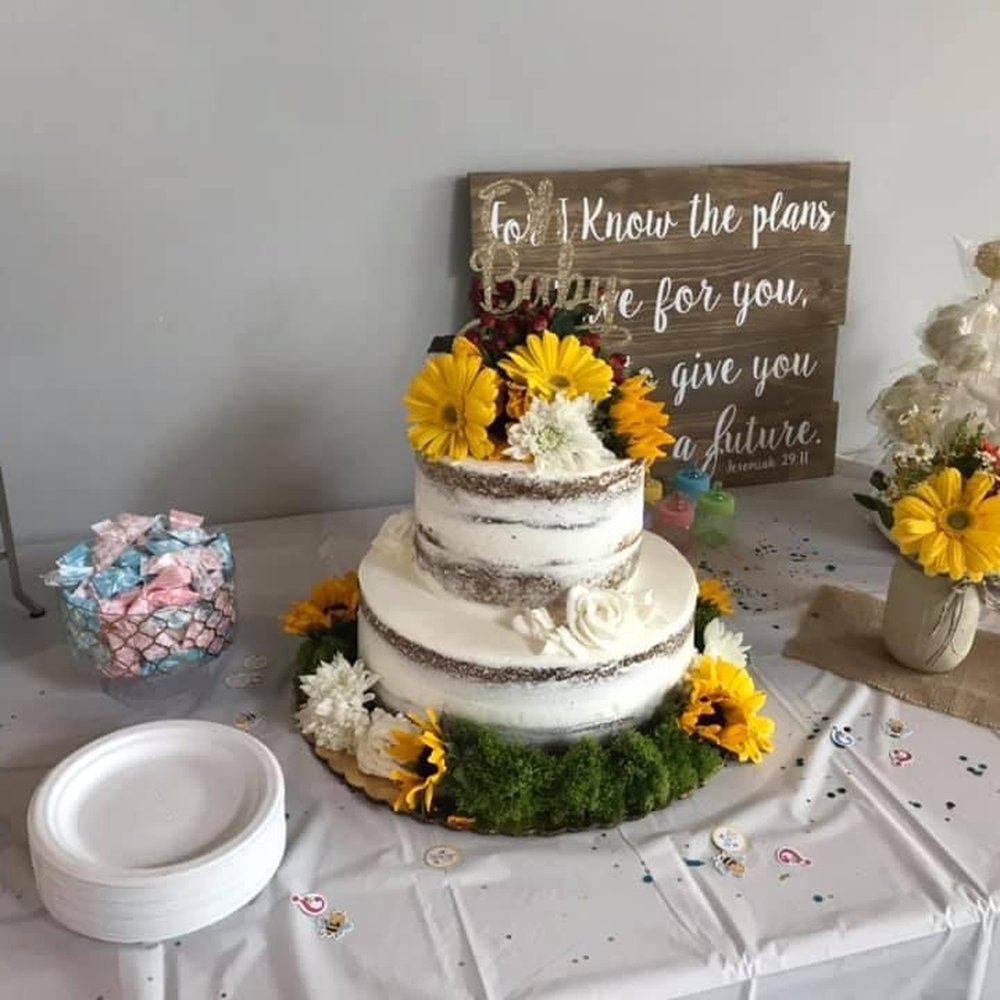 Chantel's Bakery - semi-naked cake for baby shower - Cupcakes Near Me - Sterling, Virginia Chantel's Bakery - semi-naked cake for baby shower - Cupcakes Near Me - Sterling, Virginia