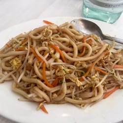 Wàng Jiao Mong Kok - Udon saltati con frutti di mare