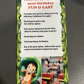 Monkeyin Around - Birthday party details - Indoor Playcenter Near Me - Stockton, California