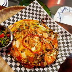 Seafood pancake!