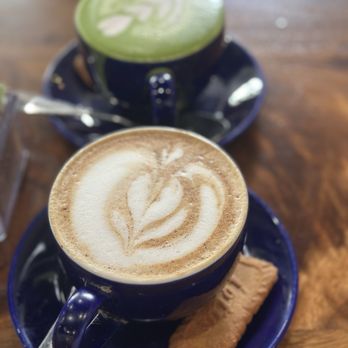 Gina's Kitchen +Catering - Spanish latte matcha latte - Breakfast & Brunch Near Me - Rancho Cucamonga, California Gina's Kitchen +Catering - Spanish latte matcha latte - Breakfast & Brunch Near Me - Rancho Cucamonga, California