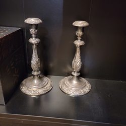 Goodwill Stores - Silver candlesticks