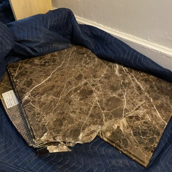 Dumbo Moving & Storage - The marble dresser top was broken into 3 pieces. - Movers Near Me - Brooklyn, New York Dumbo Moving & Storage - The marble dresser top was broken into 3 pieces. - Movers Near Me - Brooklyn, New York