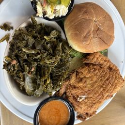 Spicy fried chicken sandwich Spicy fried chicken sandwich