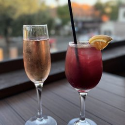 Prosecco rosé and sangria Prosecco rosé and sangria