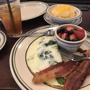 Ted's Bulletin 14th - Garden omelet with fruit (so nice of them take out melons for me) . I added bacon that was the perfect side as well as the fab grits. - Breakfast & Brunch Near Me - Washington, DC, District of Columbia Ted's Bulletin 14th - Garden omelet with fruit (so nice of them take out melons for me) . I added bacon that was the perfect side as well as the fab grits. - Breakfast & Brunch Near Me - Washington, DC, District of Columbia