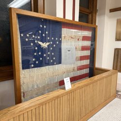 Owen County - Early flag on display