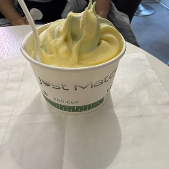 Just Matcha - Soft serve matcha and pineapple swirl - Tea Rooms Near Me - Victoria, British Columbia Just Matcha - Soft serve matcha and pineapple swirl - Tea Rooms Near Me - Victoria, British Columbia