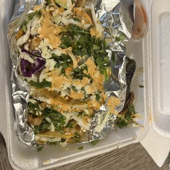 The Perfect Bite Cocina Mexican - (#9) Three Shrimp Tacos - Mexican Near Me - Lawton, Oklahoma