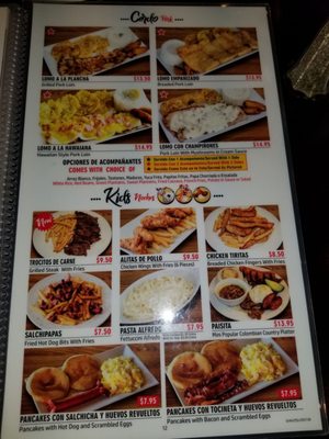 Menu photo 6 Noches de Colombia Elizabeth, NJ