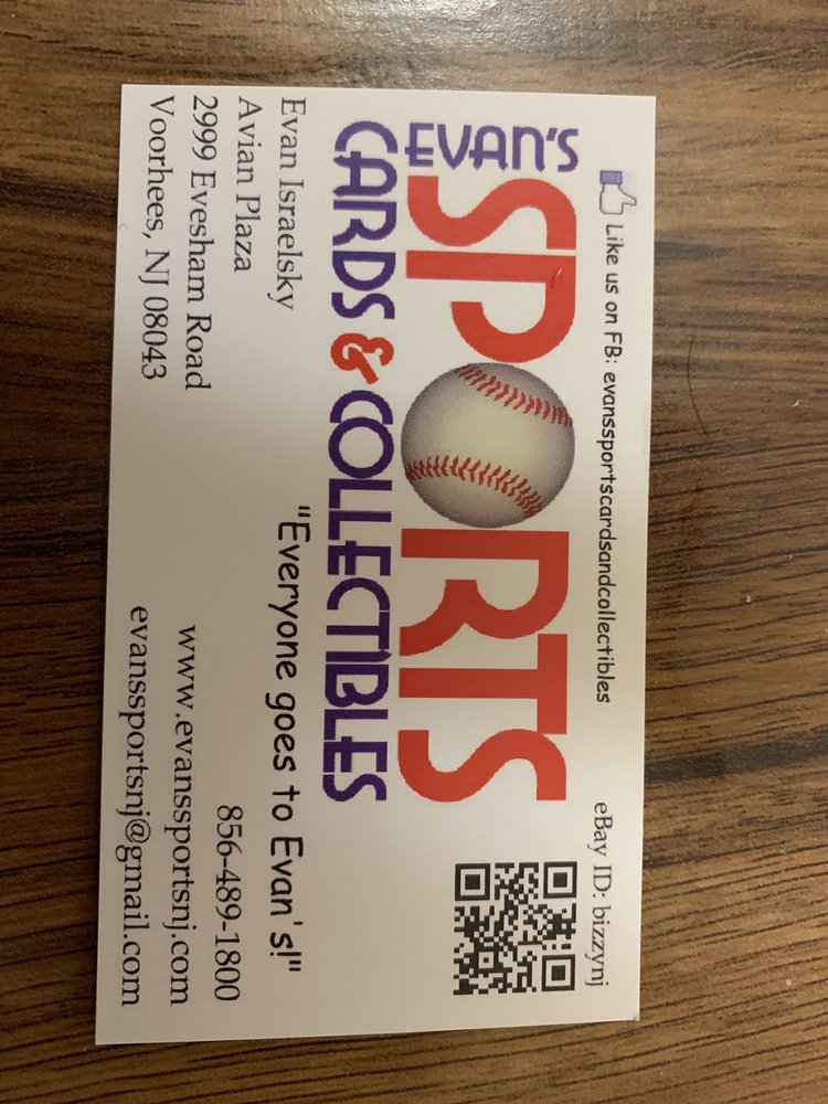 EVAN’S SPORTS CARDS & COLLECTIBLES 2999 E Evesham Rd, Voorhees, NJ Yelp