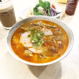 So 9 - Spicy Beef Soup Noodle (Bún bò Hu). - noodles, ramen and noodles, noodle dish, noodle soup, food, ramen - Vietnamese Near Me - Waterloo, NSW