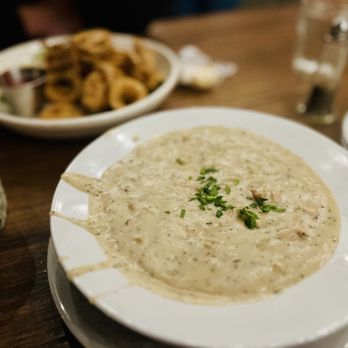 Santa Barbara FisHouse - New England Clam Chowder - Seafood Near Me - Santa Barbara, California Santa Barbara FisHouse - New England Clam Chowder - Seafood Near Me - Santa Barbara, California