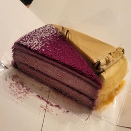 Purple Yam Crepe Cake