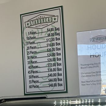 StarBread Bakery - Their increase in prices - Bakeries Near Me - Anaheim, California