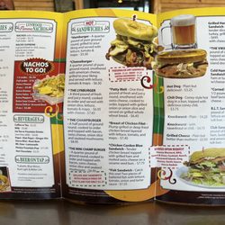 Lynwood Bar - Menu
