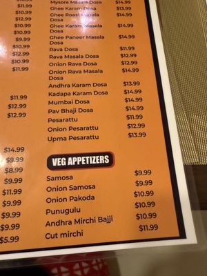 Menu photo 7 Dosa Express San Mateo, CA