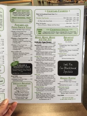 Menu photo 4 Courtyard Restaurant Fairhaven, MA