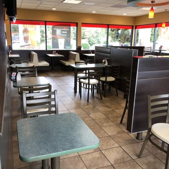 Burger King - empty tables and chairs in a restaurant - Burgers Near Me - Fortuna, California Burger King - empty tables and chairs in a restaurant - Burgers Near Me - Fortuna, California