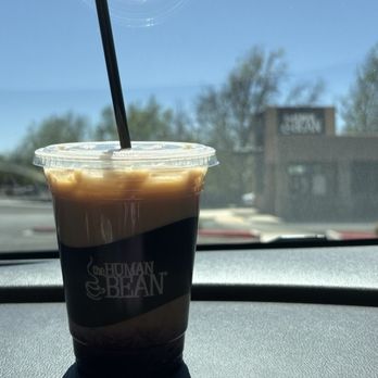 The Human Bean - Black berry & lavender Italian soda with oat milk - Bubble Tea Near Me - Albuquerque, New Mexico