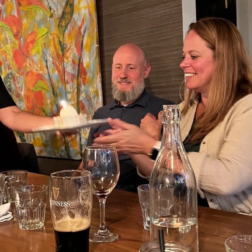 And this year they sang to me and brought me a wonderful dessert! And this year they sang to me and brought me a wonderful dessert!