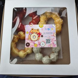 My box of mochi donuts