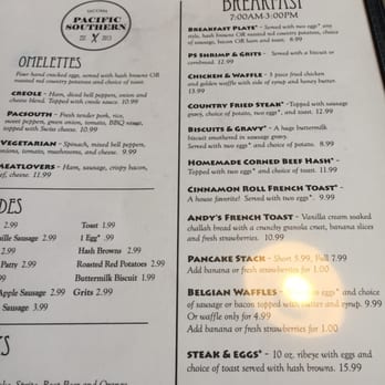 Pacific Southern - Menu choices - Southern Near Me - Tacoma, Washington Pacific Southern - Menu choices - Southern Near Me - Tacoma, Washington