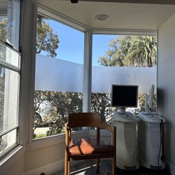 Scott Taylor DDS - Pure Simple Dental - View during treatment, blue skies and healthy jade plants.
