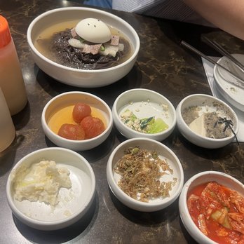 Anto - Sides and buckwheat noodle and beef dish - Korean Near Me - New York, New York